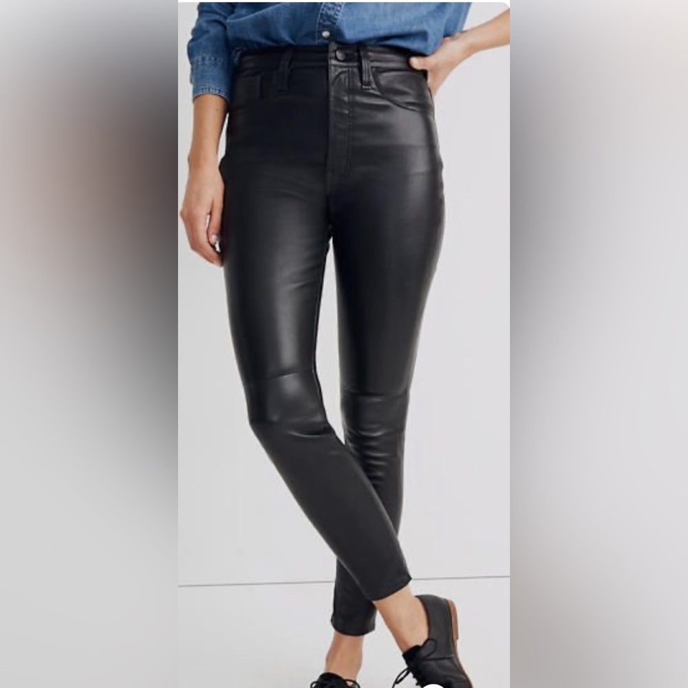 Madewell Black High-Rise Skinny Pants